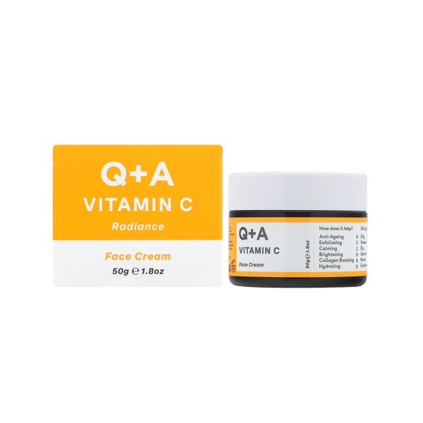 Q+A Vitamin C Radiance Face Cream 50g (Освітлюючий крем для обличчя з вітаміном С) 5060486268177 фото