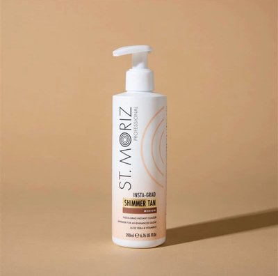 St.Moriz Professional Insta-Grad Shimmer Tan 200 ml (Засіб для легкої засмаги з ефектом шимеру ) 5578 фото