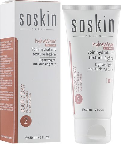 Soskin Hydrawear Gel-Creme Lightweight Moisturising Care 60 ml (Заспокоюючий зволожуючий гель-крем) 5219 фото