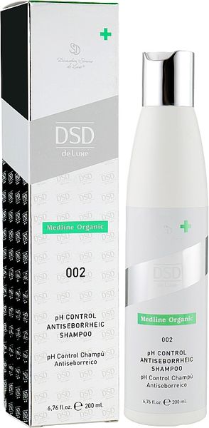 002 DSD de Luxe Medline Organic pH Control Antiseborrheic Shampoo 200 ml (Антисеборейний шампунь "PH-контроль") 1146-2 фото