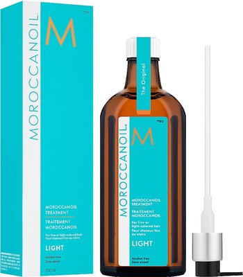 MoroccanOil Light Oil Treatment 200 ml (Відновлююча олія для тонкого або фарбованого волосся) 3899 фото