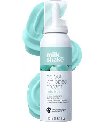 Milk Shake Colour Whipped Cream Light Blue  100 ml - Світлий блакитний (Незмивна крем-пінка для зволоження волосся) 1000-116 фото