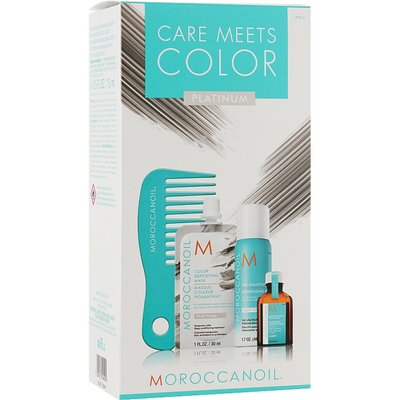 MoroccanOil Care Meets Color Platinum (Набір мініатюр) 5050 фото