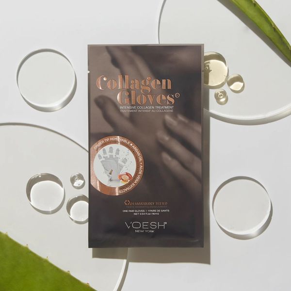 Collagen Gloves with Argan Oil + Floral Extracts (Колагенові рукавички з аргановою олією та квітковими екстрактами) VHM212COL фото