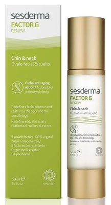 SesDerma Factor G Chin&Neck Cream 50 ml (Омолоджуючий крем для овалу обличчя та шиї) 5669 фото