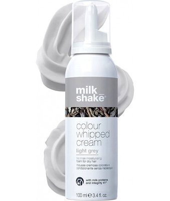 Milk Shake Colour Whipped Cream Light Grey 100 ml - Світлий сірий (Незмивна крем-пінка для зволоження волосся) 1000-117 фото