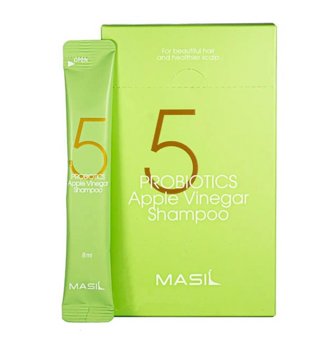 Masil 5 Probiotics Apple Vinegar Shampoo 20*8 ml (Шампунь для балансу pH шкіри голови з пробіотиками) msl006 фото