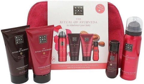 Rituals The Ritual of Ayurveda Hair & Body Gift Set (Набір із косметичкою) 8719134165838 фото