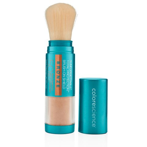 COLORESCIENCE SUNFORGETTABLE TOTAL PROTECTION BRUSH-ON SHIELD BRONZE SPF 50 (СОНЦЕЗАХИСНА ПУДРА З ПЕНЗЛЕМ) 5617 фото