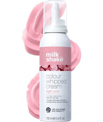 Milk Shake Colour Whipped Cream Light Pink 100 ml - Світлий рожевий (Незмивна крем-пінка для зволоження волосся) 1000-118 фото