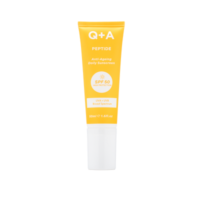 Q+A Peptide Anti-Ageing Daily Sunscreen 50 ml (Антивіковий сонцезахисний крем для обличчя) 6700-1 фото