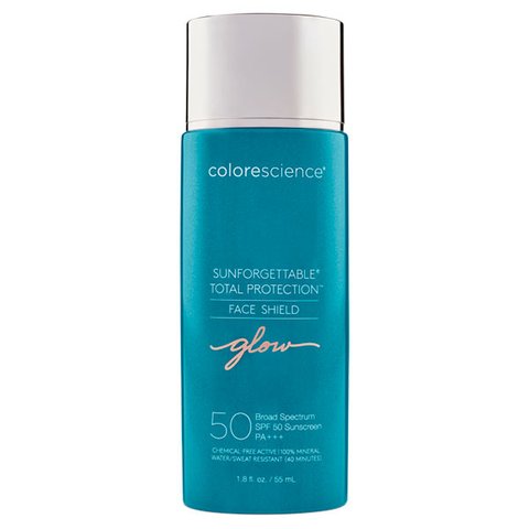 COLORESCIENCE Sunforgettable Total Protection Face Shield Glow SPF 50 55 ml (Сонцезахисний крем для обличчя SPF 50 "Золоте Сяйво") 5618 фото