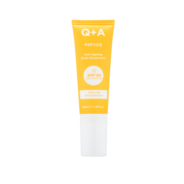 Q+A Peptide Anti-Ageing Daily Sunscreen 50 ml (Антивіковий сонцезахисний крем для обличчя) 6700-1 фото