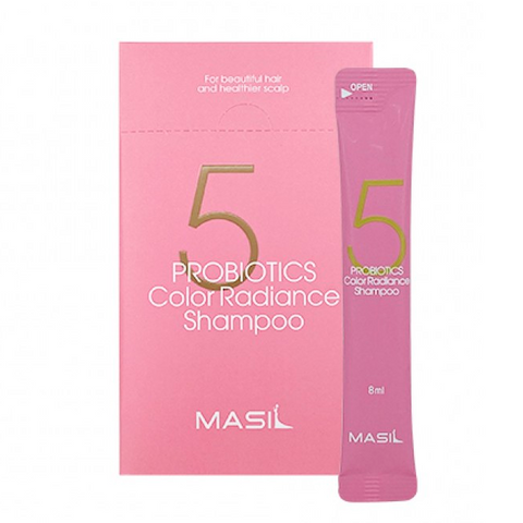 Masil 5 Probiotics Color Radiance Shampoo 20*8 ml (Шампунь для пофарбованого волосся з пробіотиками) msl008 фото