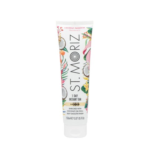 St.Moriz Shimmer 1 Day Tan Coconut Paradise 150 ml (Бронзатор з легким ефектом засмаги) 5544-3 фото