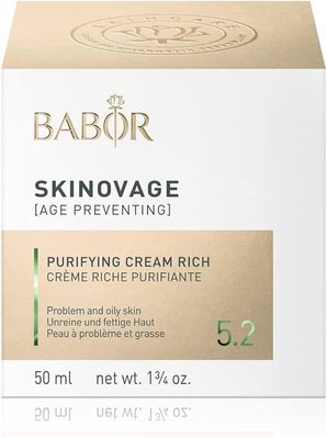 Babor Skinovage Purifying Cream Rich 50 ml (Крем для проблемної шкіри) 6161-11 фото