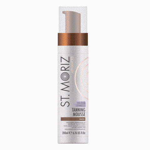 St.Moriz Advanced Colour Correcting Mousse Dark 200 ml (Автобронзат-мус для темної шкіри) 4345 фото