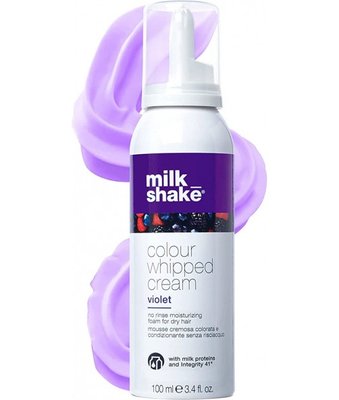 Milk Shake Colour Whipped Cream Violet 100 ml - Фіолетовий (Незмивна крем-пінка для зволоження волосся) 1000-121 фото