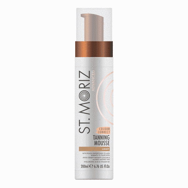 St.Moriz Advanced Colour Correcting Mousse Light 200 ml (Автобронзат-мус для світлої шкіри) 4346 фото