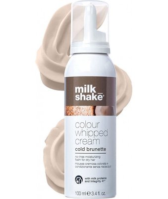 Milk Shake Colour Whipped Cream Cold Brunette 100 ml - Холодний брюнет (Незмивна крем-пінка для зволоження волосся) 1000-122 фото