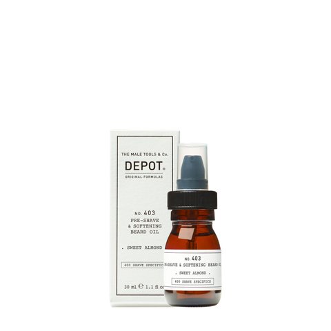 DEPOT No. 403 Pre-Shave & Softening Beard Oil 30 мл (Пом’якшувальна олія для бороди перед голінням) SM_31268 фото