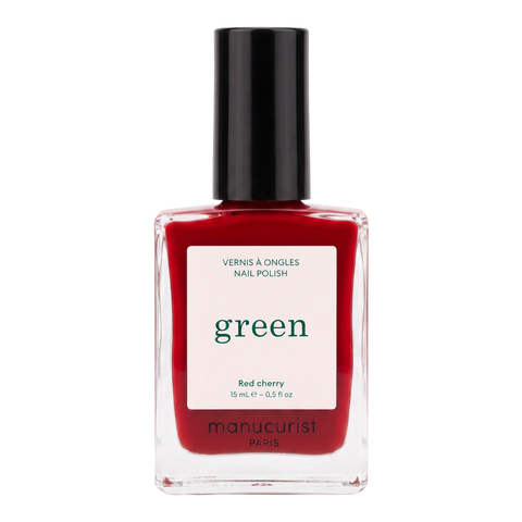 Manucurist Green&trade; Red Cherry 15ml Лак для нігтів з вишнево-червоним відтінком 3662263330057 фото