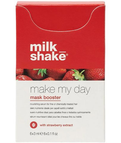 Milk Shake Make My Day Mask Booster Strawberry 3 ml (Сироватка зволожуюча з екстрактом полуниці для волосся з хімічною завивкою) msh022 фото