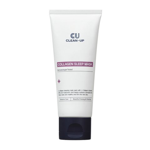 Cuskin Clean-Up Collagen Sleep Mask 70 ml (Колагенова нічна маска) 300232 фото