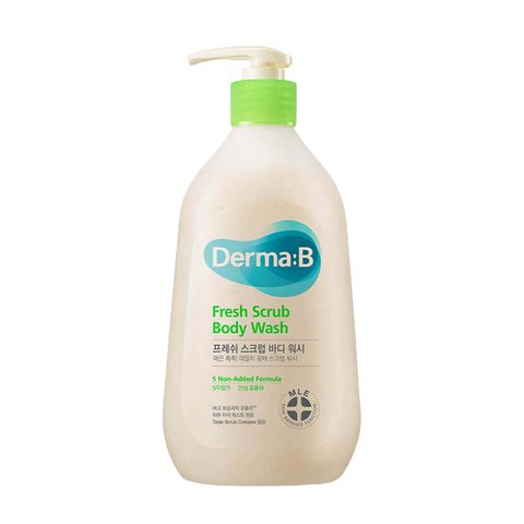 Derma:B Fresh Scrub Body Wash 420 ml (Гель-скраб для тіла) 8809911691268 фото