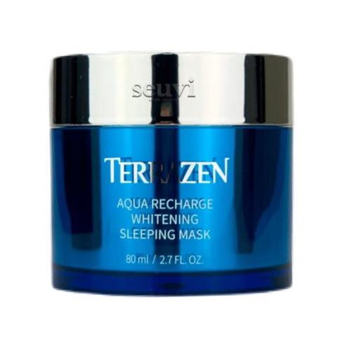 TERRAZEN AQUA RECHARGE WHITENING SLEEPING MASK 80 ml (Інтенсивно зволожуюча нічна маска для обличчя з відбілюючим ефектом) TRZ08 фото