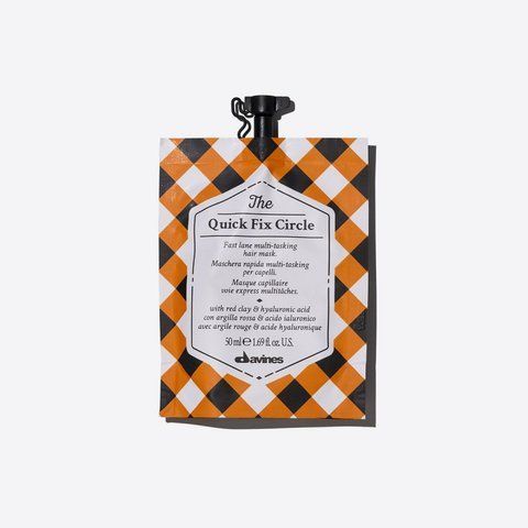 Davines THE QUICK FIX CIRCLE 50 ml (Маска для миттєвого зволоження та розгладження волосся) 4728 фото
