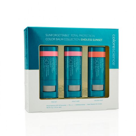 COLORESCIENCE Sunforgettable Total Protection Color Balm SPF 50 Multipack (Набір бальзамів для губ/рум'ян) 5626 фото