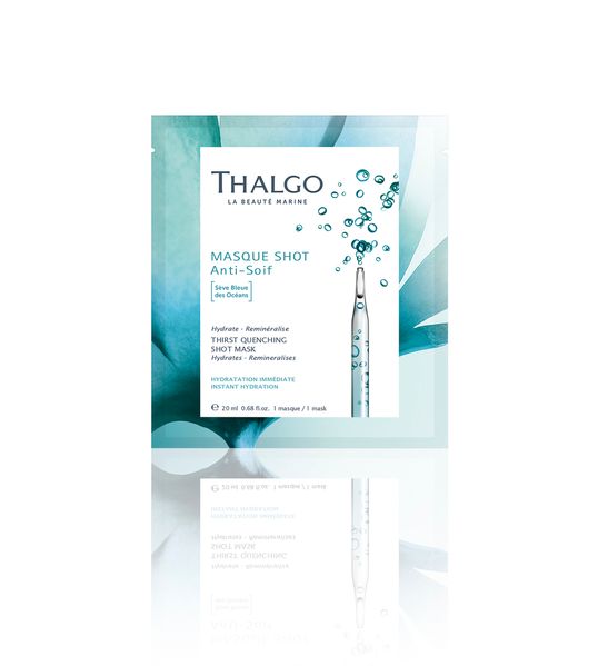 Thalgo Quenching Shot Mask With Seve Bleuse Des Oceans 20 ml (Інтенсивно зволожуюча експрес-маска) 4834 фото