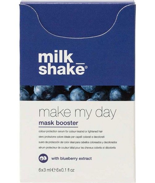 Milk Shake Make My Day Mask Booster Blueberry 3 ml (Сироватка зволожуюча з екстрактом чорниці для фарбованого волосся) msh023 фото