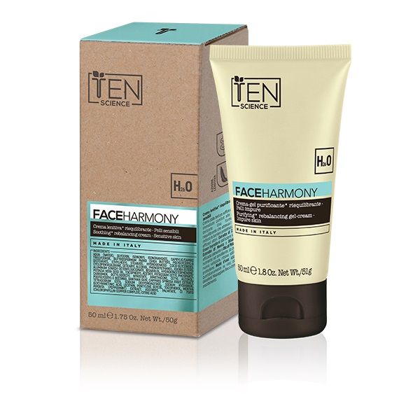 TEN Science Face Harmony Purifying Rebalancing Gel-Cream For Impure Skin 50 ml (Балансуючий проблемну шкіру гель-крем) 3473 фото