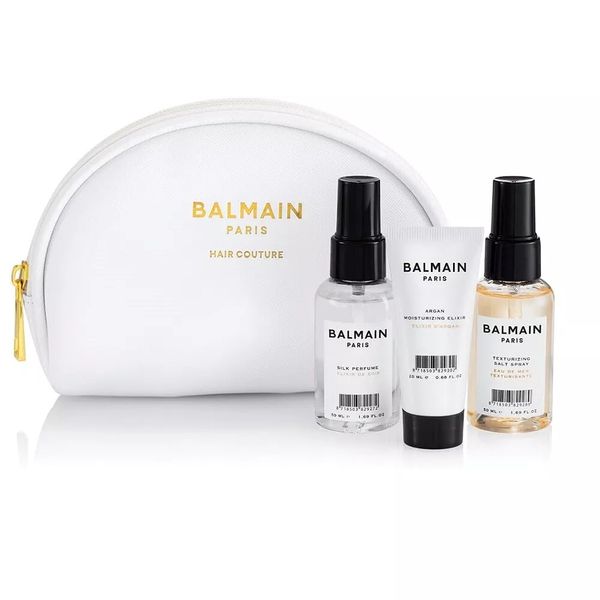 Balmain Paris White Cosmetic Styling Bag(Тревел набір по догляду за волоссям) 8719638149372 фото