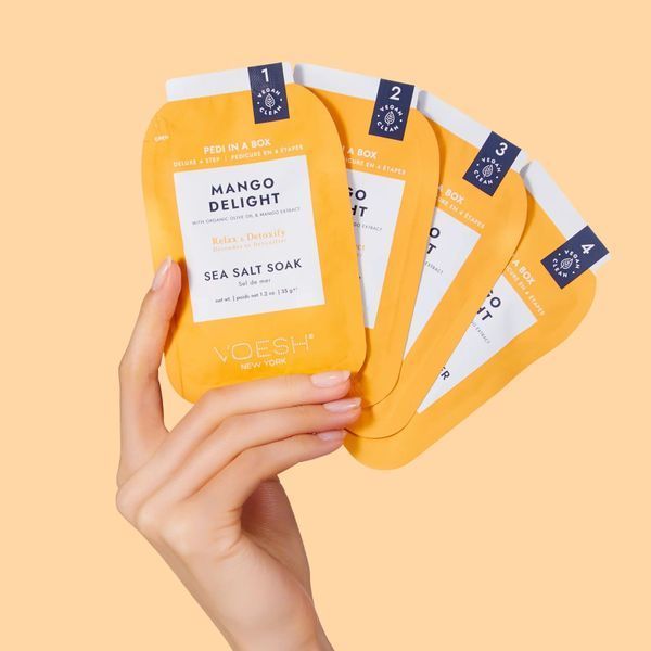 Pedi in a Box Deluxe 4 Step - Mango Delight (Набір для педікюру делюкс "Мангова насолода") VPC208MNG фото
