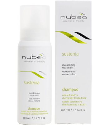 NUBEA SUSTENIA COLORED AND/OR CHEMICALLY TREATED HAIR SHAMPOO 200 ml (Шампунь для фарбованого та/або освітленого волосся) 6406 фото