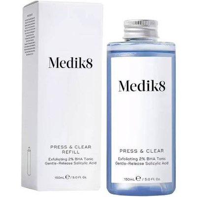 MEDIK8 PRESS & CLEAR REFILL 150 ml (відлущувальний ВНА-тонік з 2% інкапсульованою саліциловою кислотою) 6463 фото