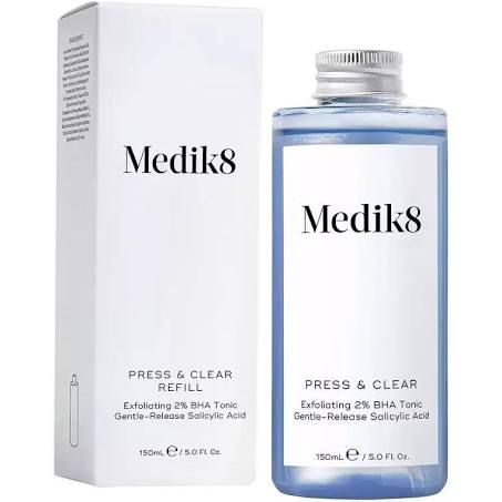 MEDIK8 PRESS & CLEAR REFILL 150 ml (відлущувальний ВНА-тонік з 2% інкапсульованою саліциловою кислотою) 6463 фото
