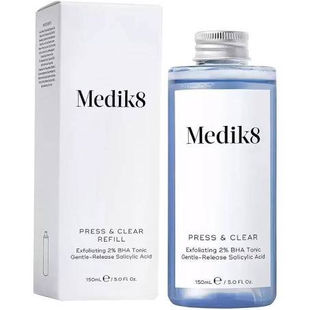 MEDIK8 PRESS & CLEAR REFILL 150 ml (відлущувальний ВНА-тонік з 2% інкапсульованою саліциловою кислотою) 6463 фото