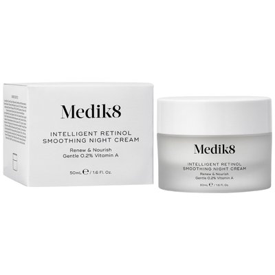 Medik8 Intelligent Retinol Smoothing Night Cream 50 ml (Bідновлюючий та живильний нічний крем з 0,2% вітаміну А) 6464 фото