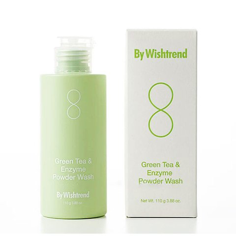 BY WISHTREND Green Tea & Enzyme Powder Wash 110 g (Освіжаюча пудра для вмивання) 7050 фото