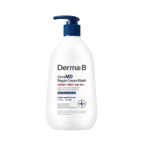 Derma:B CeraMD Cream Wash 400 ml (Крем-гель для душу для сухої шкіри) 8809723786459 фото